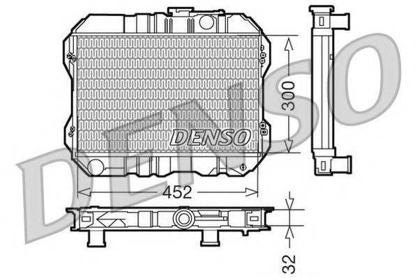 NPS DRM50200 Радіатор, охолодження двигуна