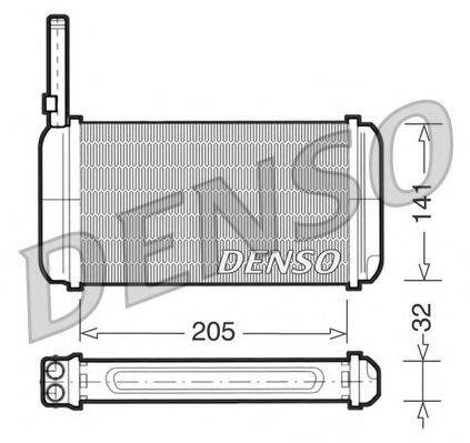 NPS DRR10002 Теплообмінник, опалення салону