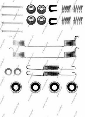 NPS N351N34 Комплектуючі, гальмівна колодка
