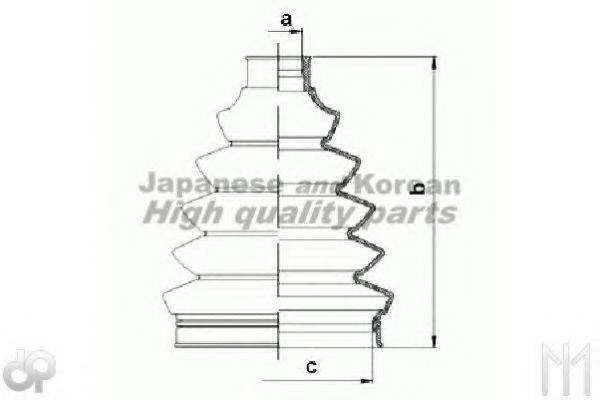 ASHUKI 08581304 Комплект пильника, приводний вал