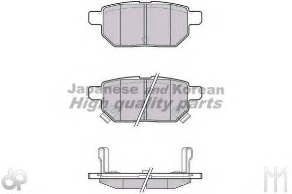 ASHUKI 10834302 Комплект гальмівних колодок, дискове гальмо