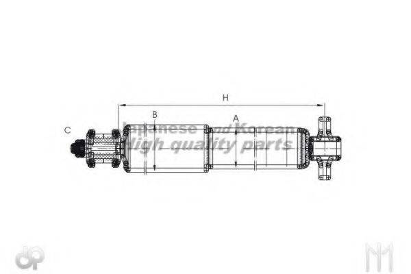 ASHUKI C33034I Амортизатор