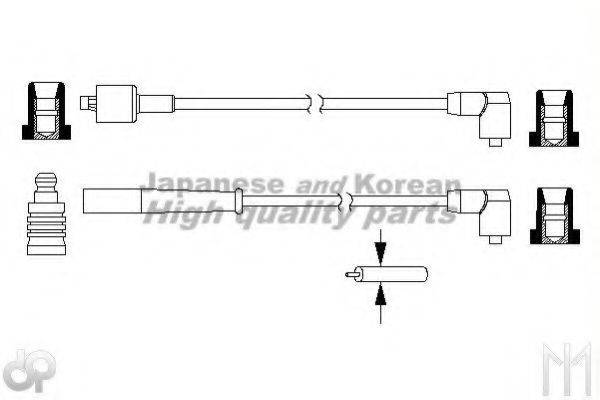 ASHUKI D12410 Комплект дротів запалювання