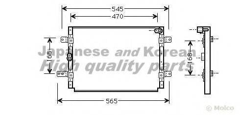 ASHUKI K46009 Конденсатор, кондиціонер