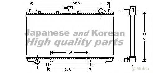 ASHUKI N65210 Радіатор, охолодження двигуна