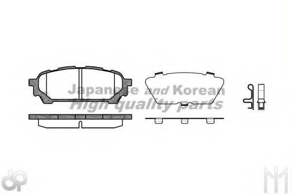 ASHUKI S01118 Комплект гальмівних колодок, дискове гальмо