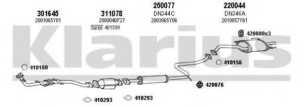 KLARIUS 270247E Система випуску ОГ