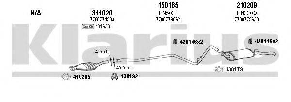 KLARIUS 720228E Система випуску ОГ