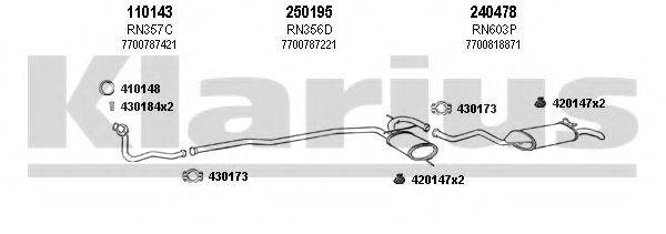 KLARIUS 720618E Система випуску ОГ