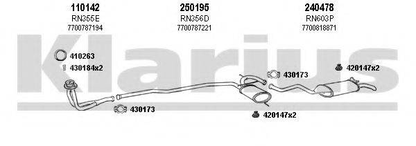 KLARIUS 720622E Система випуску ОГ