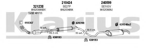 KLARIUS 790124E Система випуску ОГ