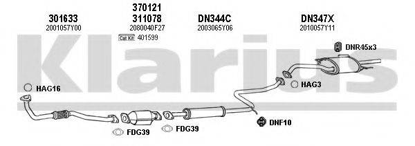 KLARIUS 270298U Система випуску ОГ