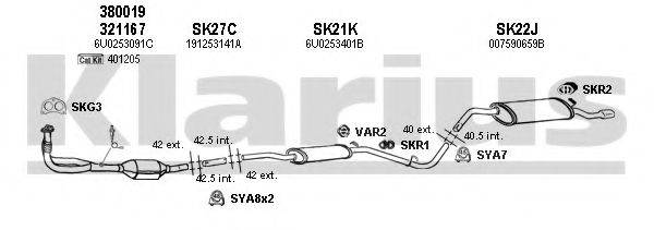 KLARIUS 780012U Система випуску ОГ