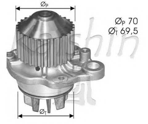 AUTOTEAM WPA392 Водяний насос