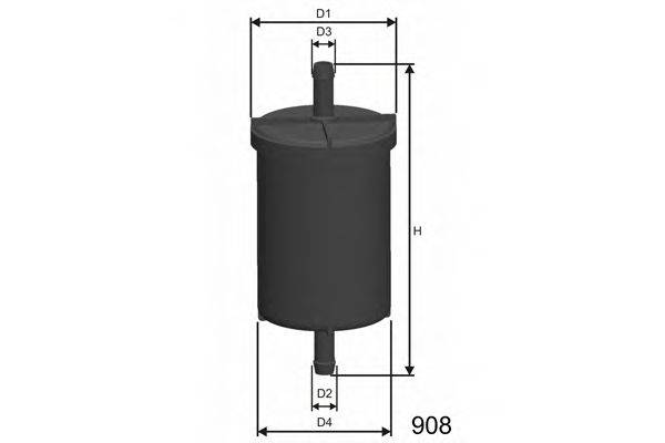 MISFAT E512 Паливний фільтр