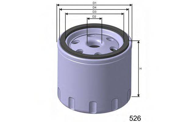 MISFAT Z115 Масляний фільтр