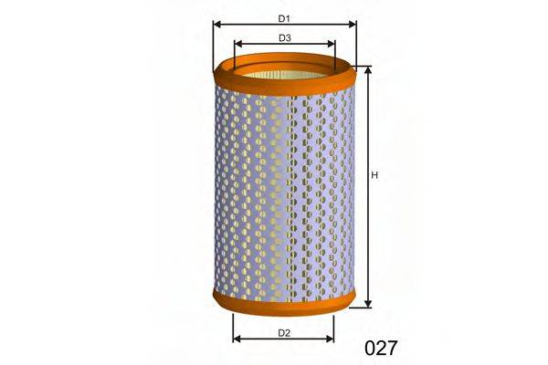 MISFAT R194 Повітряний фільтр