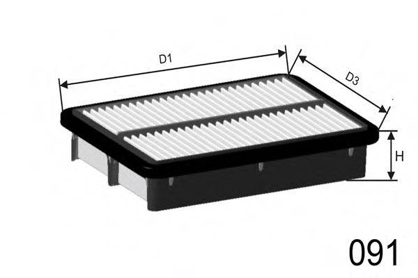 MISFAT P514 Повітряний фільтр