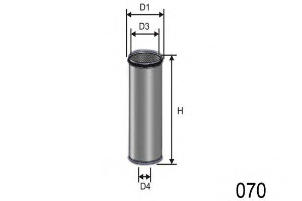 MISFAT R129 Повітряний фільтр