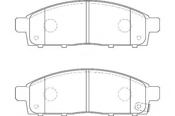 WAGNER WBP24529A Комплект гальмівних колодок, дискове гальмо