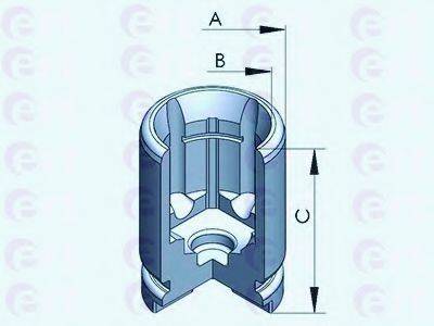 ERT 150757C Поршень, корпус скоби гальма