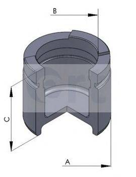 ERT 150752C Поршень, корпус скоби гальма