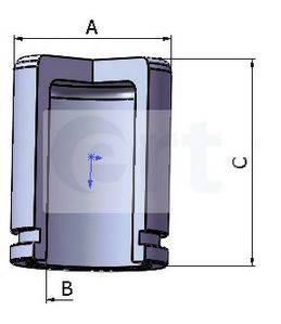 ERT 150769C Поршень, корпус скоби гальма