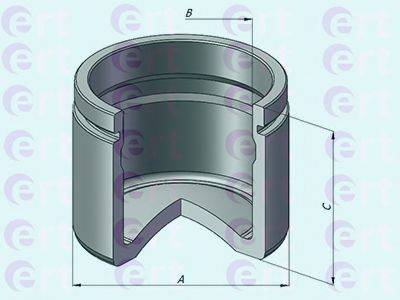ERT 151080C Поршень, корпус скоби гальма