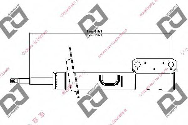 DJ PARTS DS1211GS Амортизатор