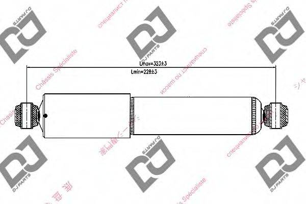 DJ PARTS DS1227GT Амортизатор