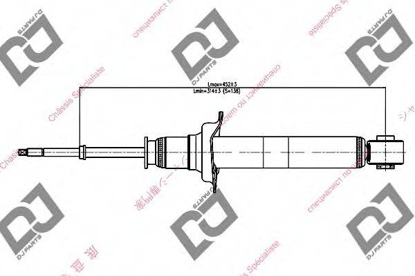 DJ PARTS DS1112GT Амортизатор