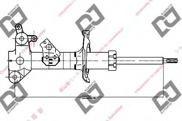 DJ PARTS DS1119GS Амортизатор