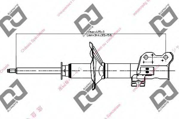 DJ PARTS DS1097GS Амортизатор