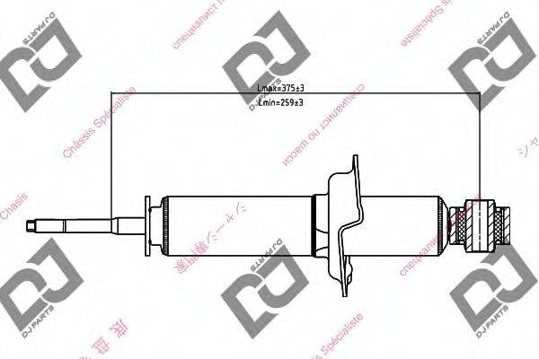 DJ PARTS DS1314GT Амортизатор