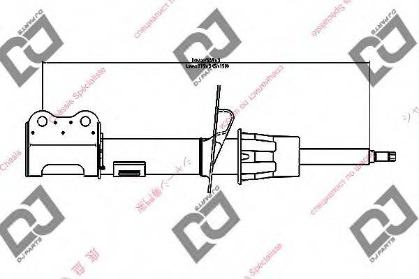 DJ PARTS DS1368GS Амортизатор