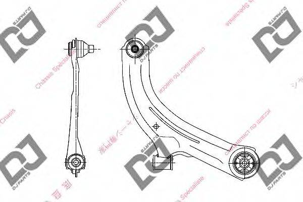 DJ PARTS DA1318 Важіль незалежної підвіски колеса, підвіска колеса