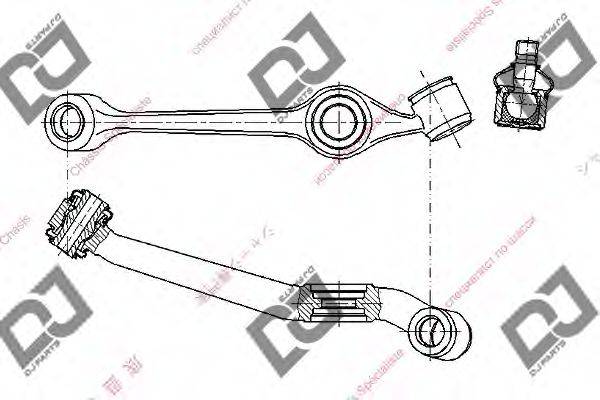 DJ PARTS DA1514 Важіль незалежної підвіски колеса, підвіска колеса