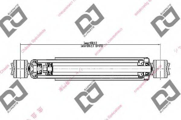 DJ PARTS DS2095GT Амортизатор