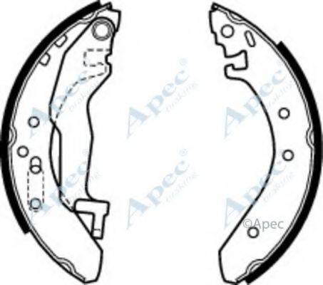 APEC BRAKING SHU468 Гальмівні колодки