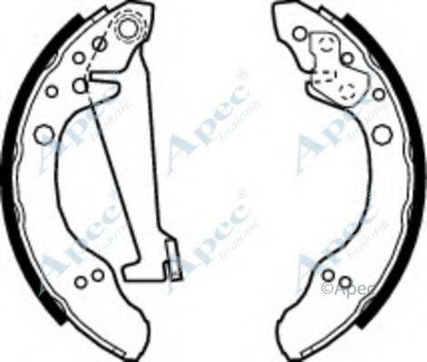 APEC BRAKING SHU480 Гальмівні колодки
