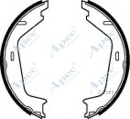 APEC BRAKING SHU555 Гальмівні колодки