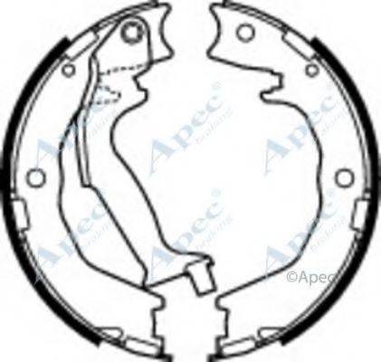 APEC BRAKING SHU744 Гальмівні колодки
