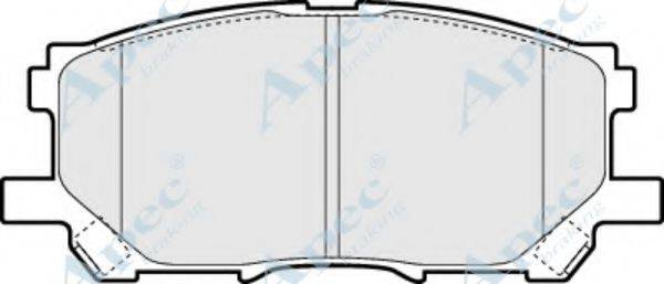 APEC BRAKING PAD1338 Комплект гальмівних колодок, дискове гальмо