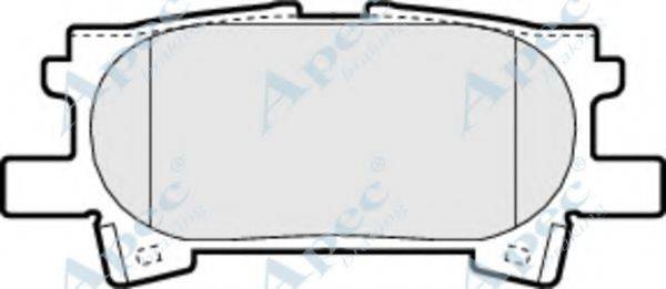 APEC BRAKING PAD1345 Комплект гальмівних колодок, дискове гальмо