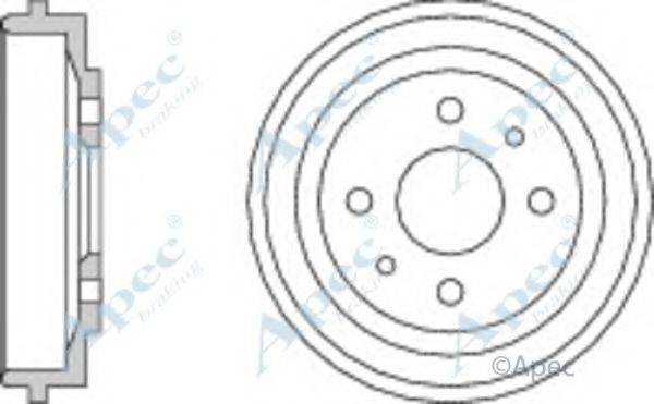 APEC BRAKING DRM9119 Гальмівний барабан