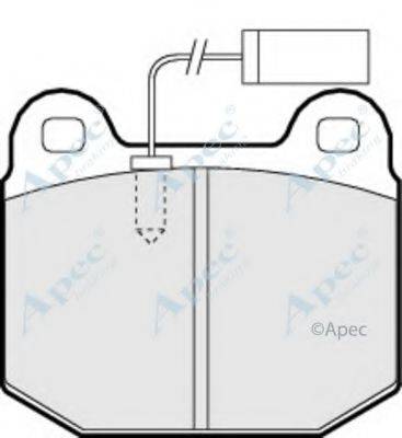 APEC BRAKING PAD769 Комплект гальмівних колодок, дискове гальмо