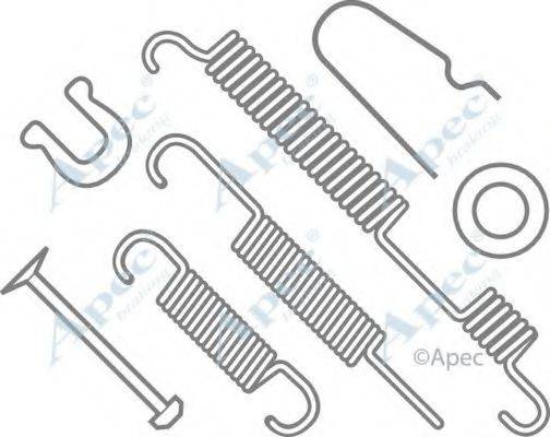 APEC BRAKING KIT751 Комплектуючі, гальмівна колодка