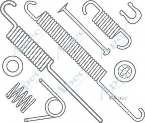 APEC BRAKING KIT770 Комплектуючі, гальмівна колодка