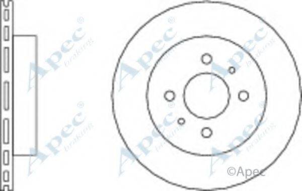 APEC BRAKING DSK2237 гальмівний диск