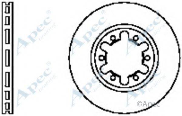 APEC BRAKING DSK2316 гальмівний диск